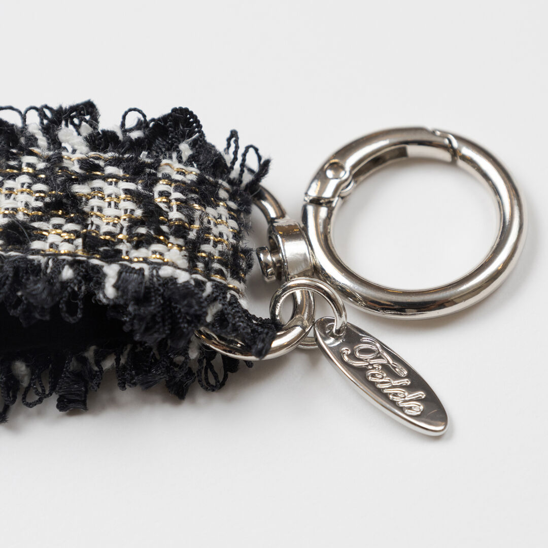  「FEDELE ツイードリボンストラップL」|ストラップ|