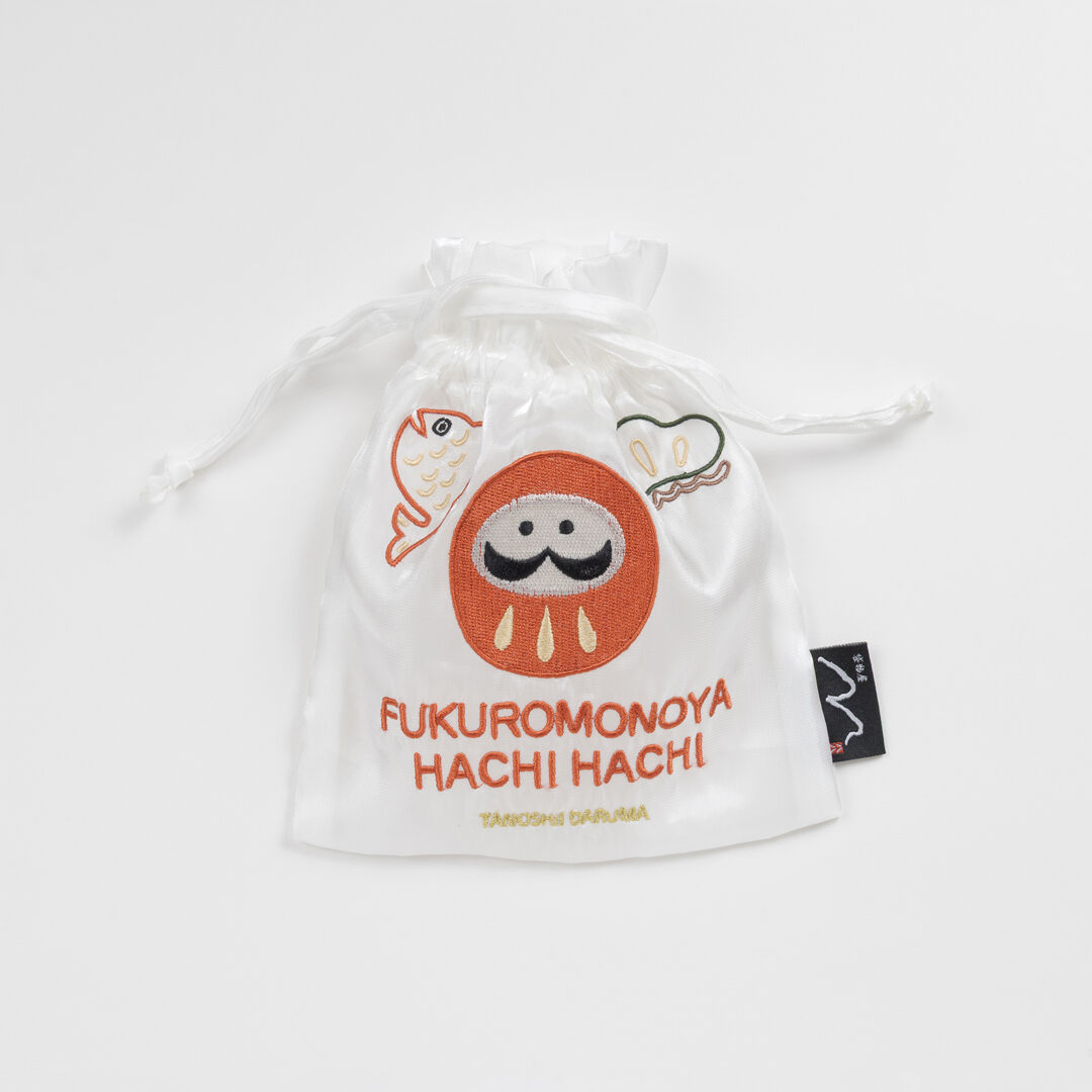  「八八 エコオーガンジー巾着S」|ポーチ|