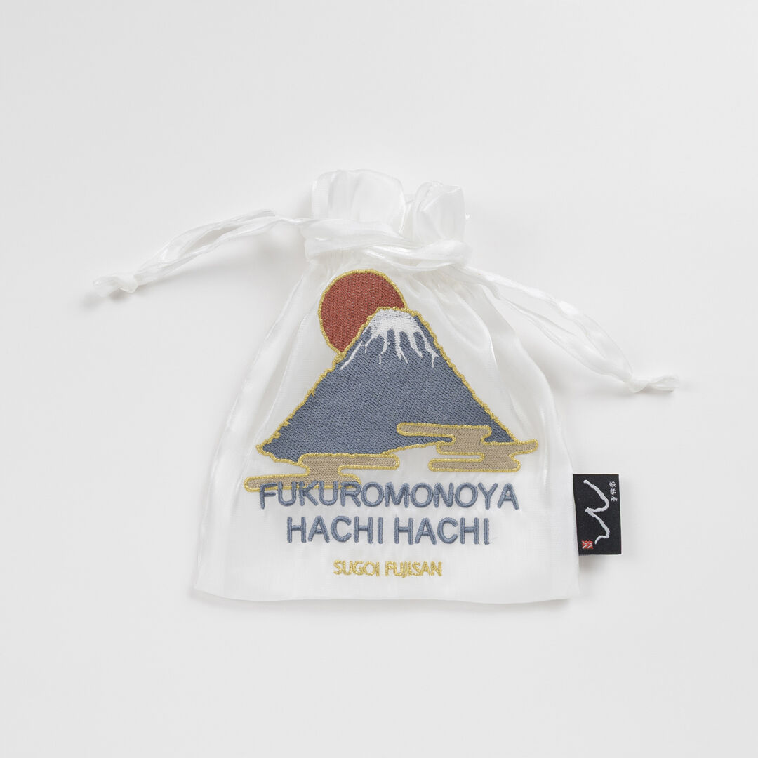  「八八 エコオーガンジー巾着S」|ポーチ|