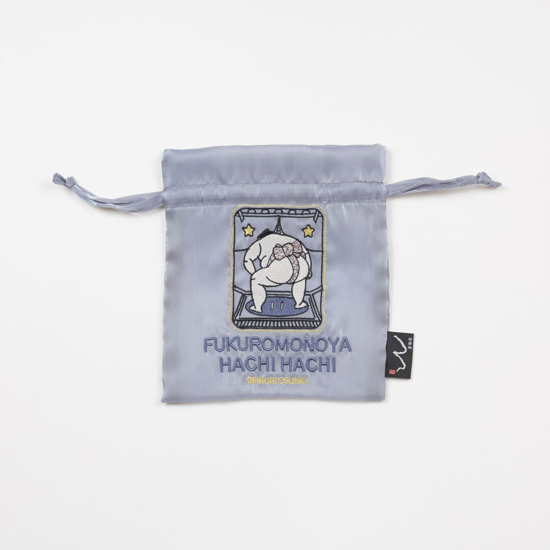  「八八 エコオーガンジー巾着S」|ポーチ|