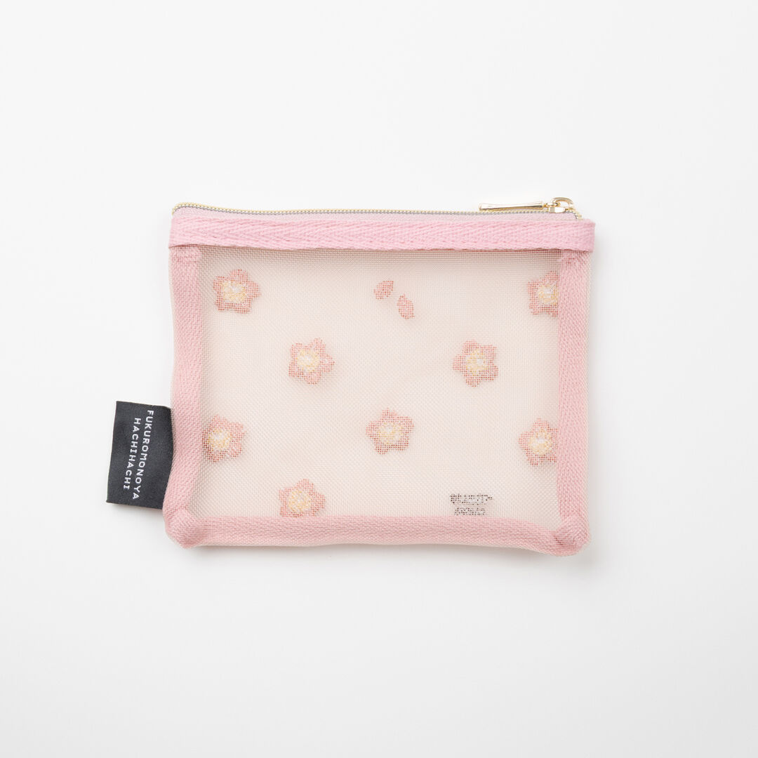  「八八 リサイクルメッシュミニフラットポーチ」|ポーチ|