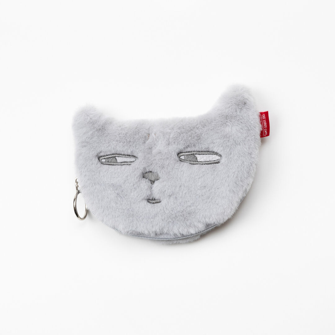  「THE THREE CATS ダイカットポーチ」|ポーチ|GRY
