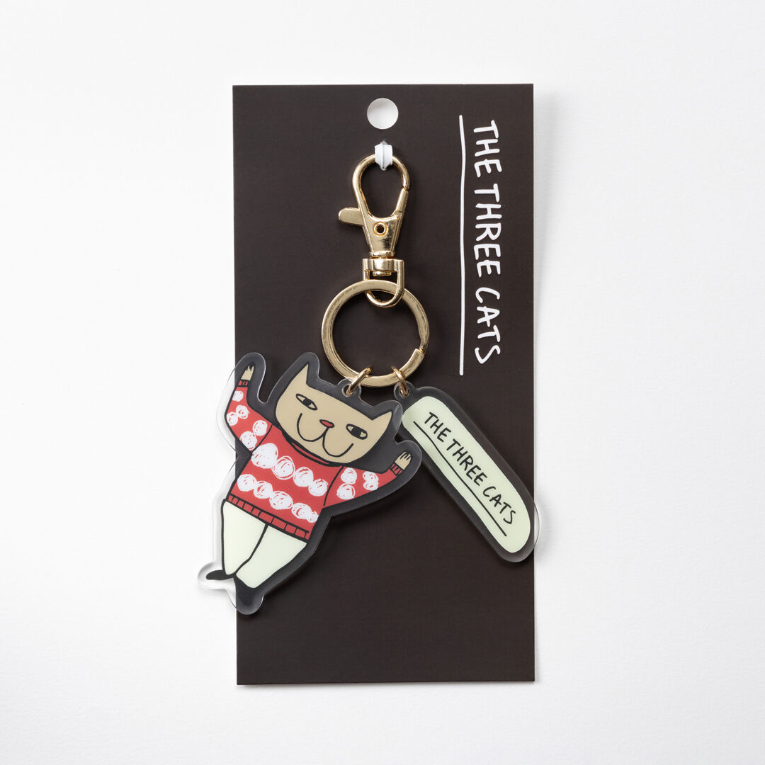  「THE THREE CATS アクリルキーホルダー」|チャーム・キーホルダー|BRN