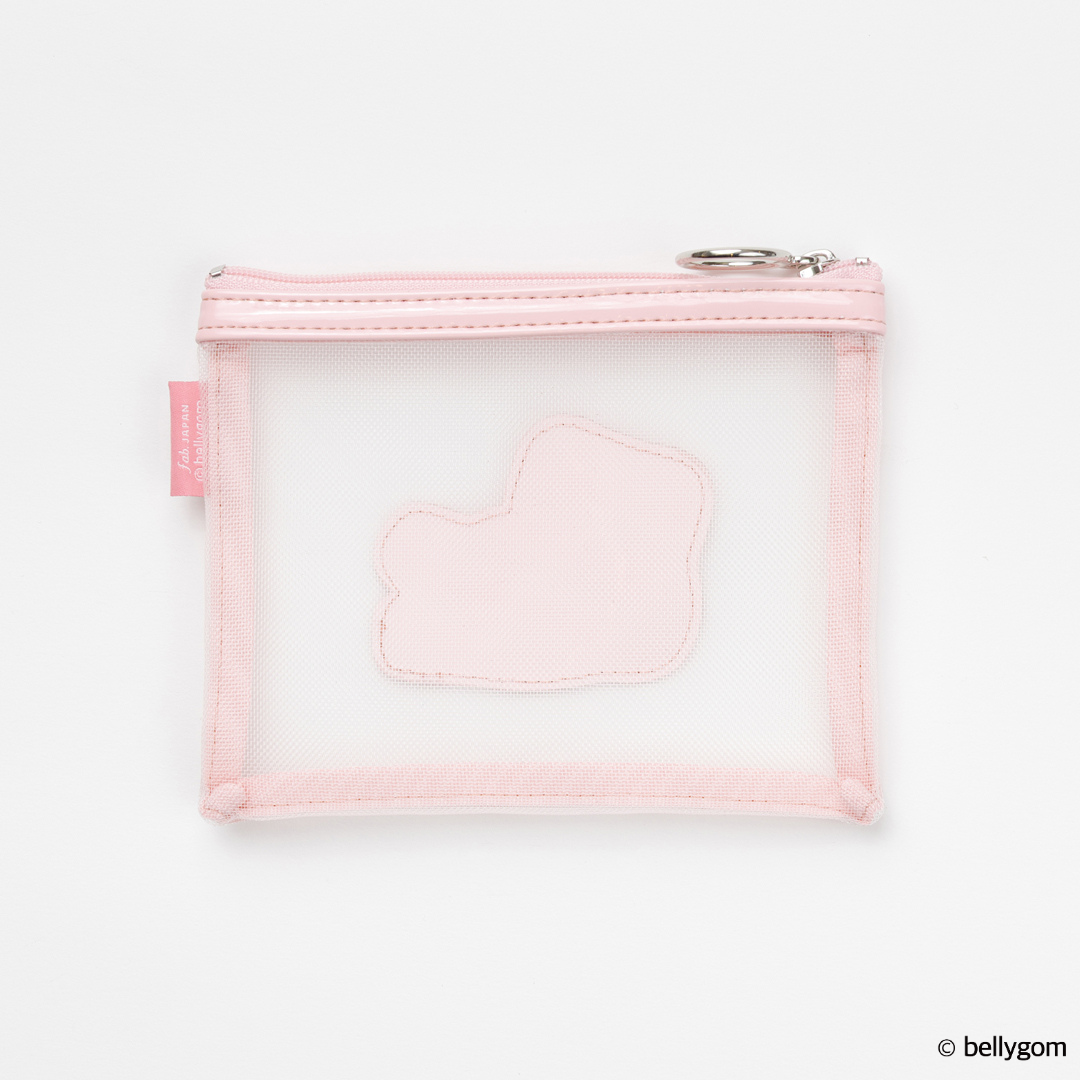  「BELLYGOM メッシュミニフラットポーチ」|ポーチ|