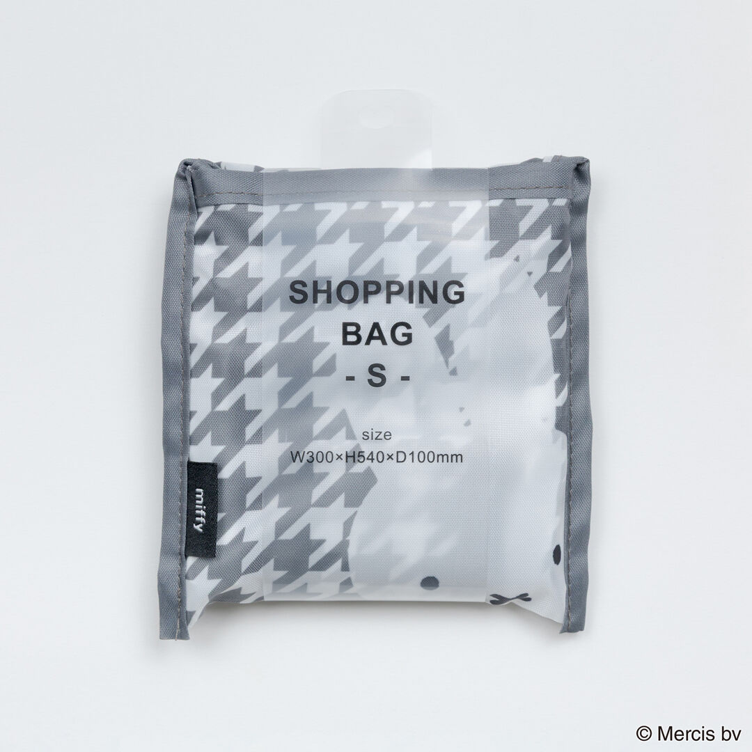  「MIFFY Chidori＆Monotone ショッピングバッグS」|エコバッグ|