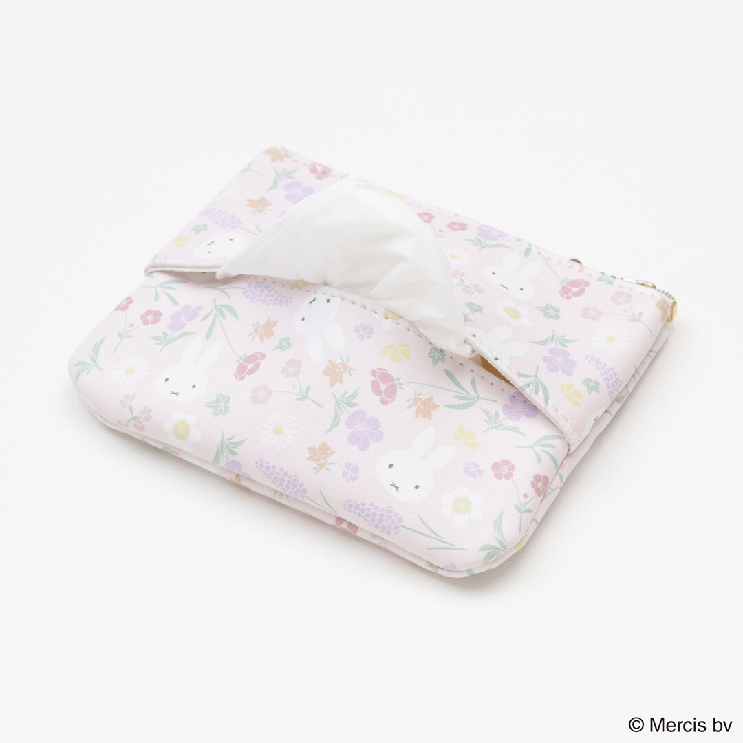  「MIFFY Floral pattern ティッシュポーチ」|ポーチ|