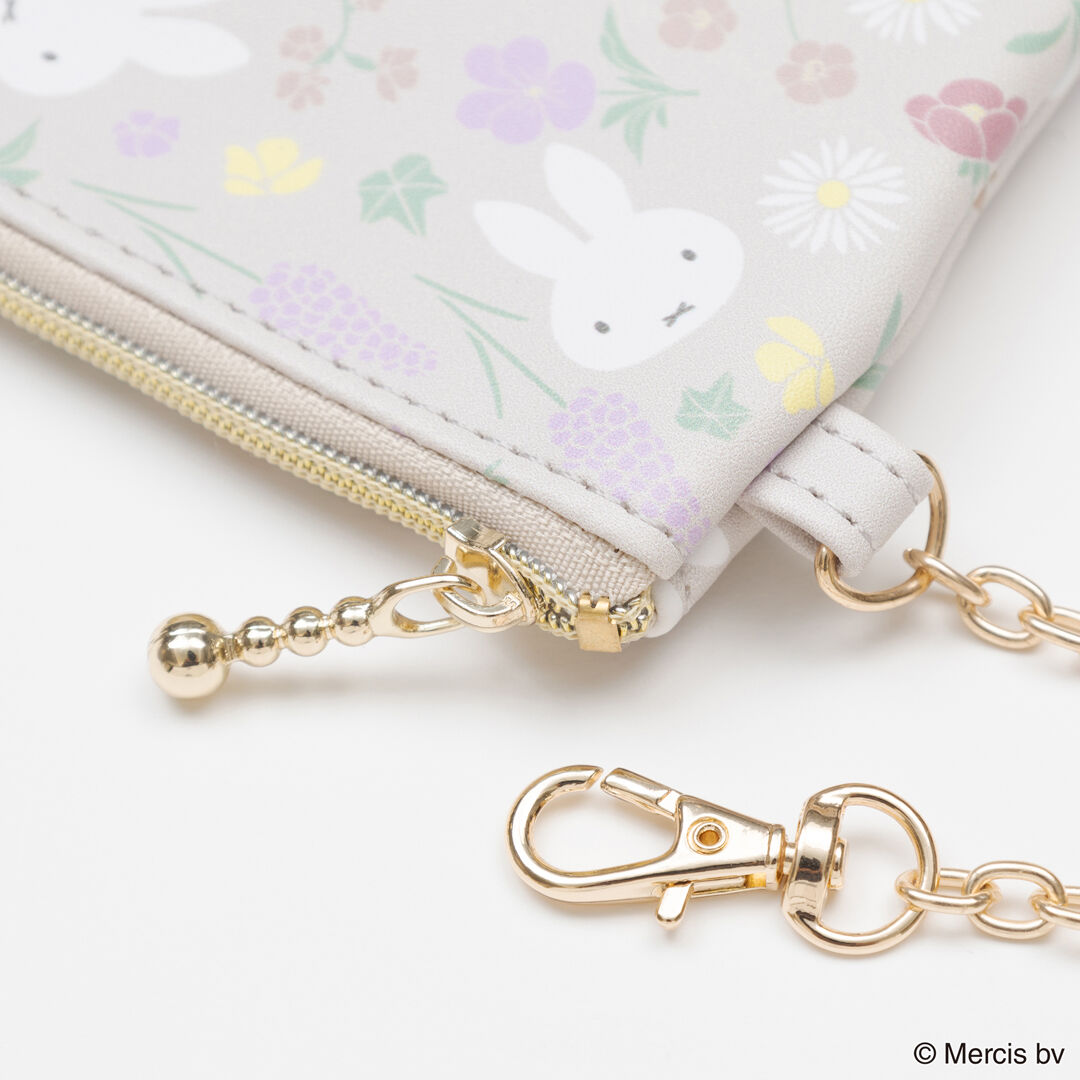  「MIFFY Floral pattern コイン＆パスケース」|コインケース|