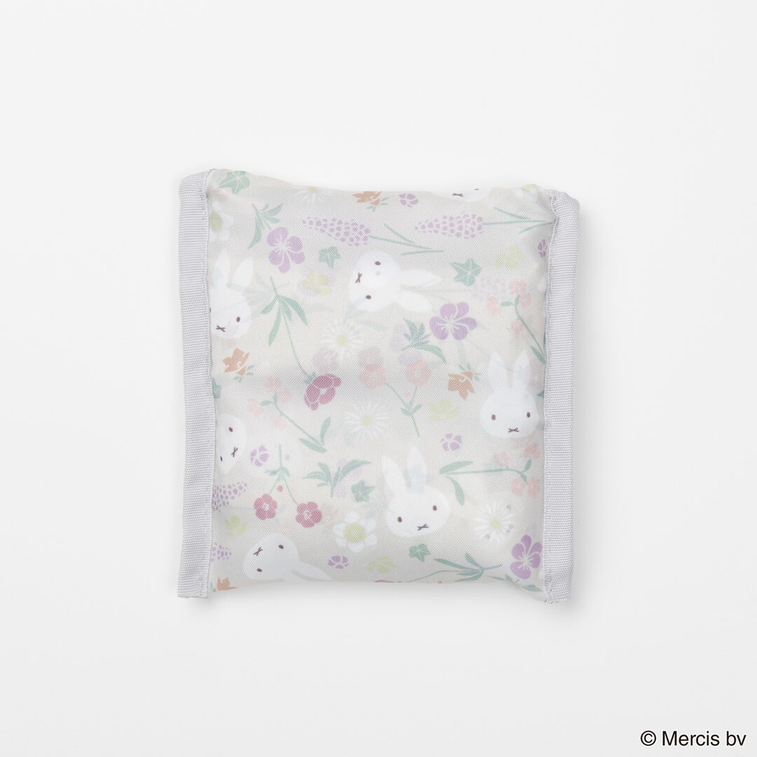  「MIFFY Floral pattern ショッピングバッグS」|エコバッグ|