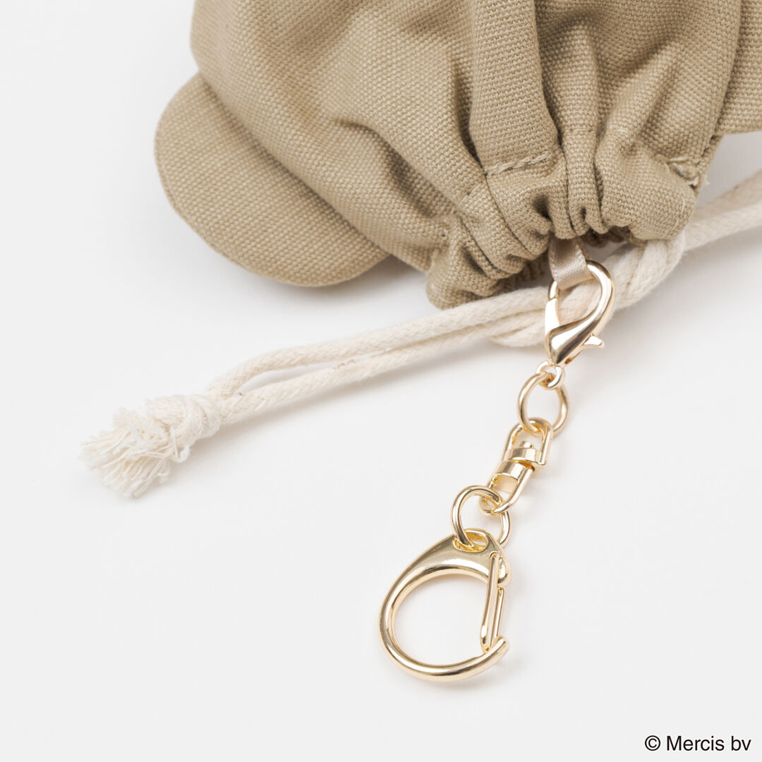  「BRUNA BASIC MINI 巾着チャーム」|チャーム・キーホルダー|