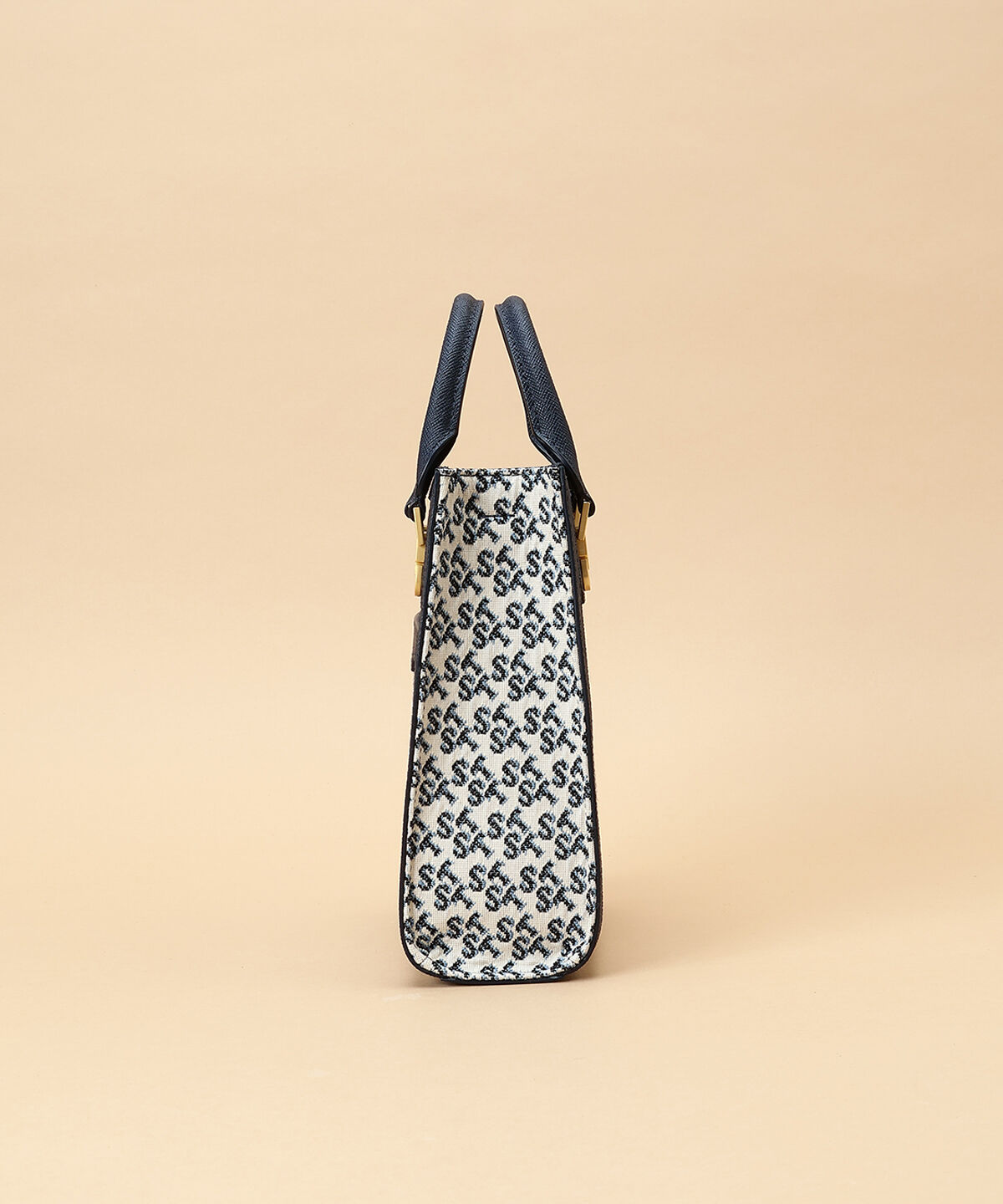 Samantha Thavasa「ST Jacquard シルエット 縦型スクエアトートバッグ」|トートバッグ|