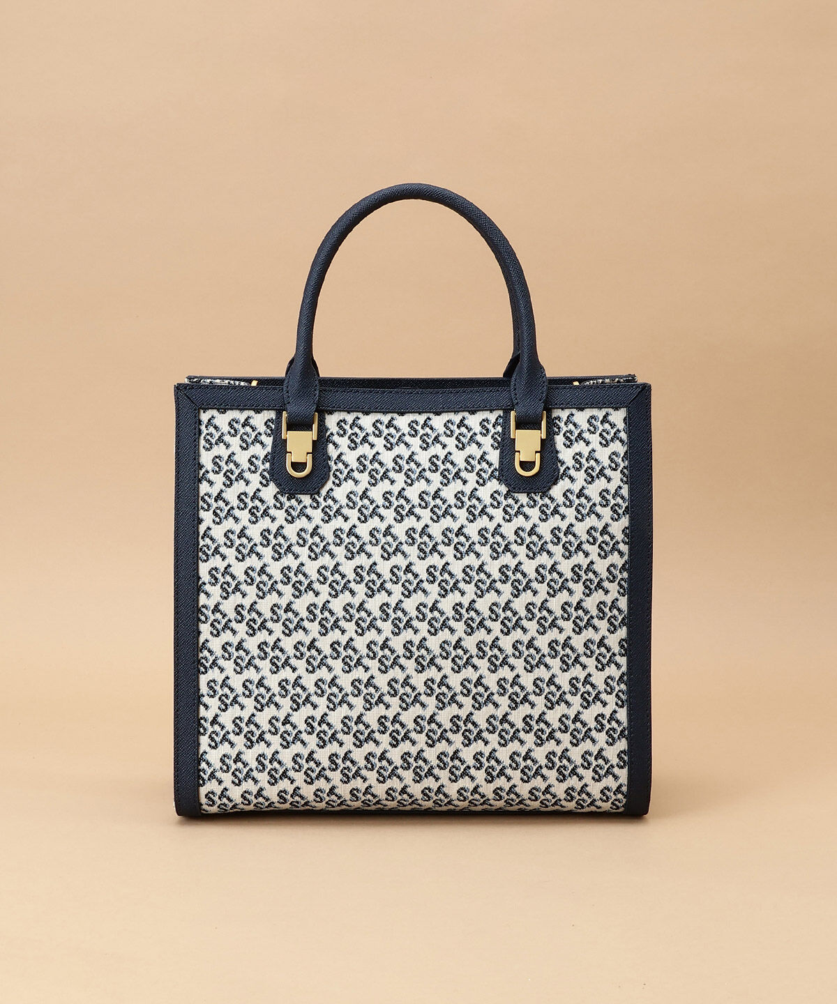 Samantha Thavasa「ST Jacquard シルエット スクエアトートバッグ」|トートバッグ|