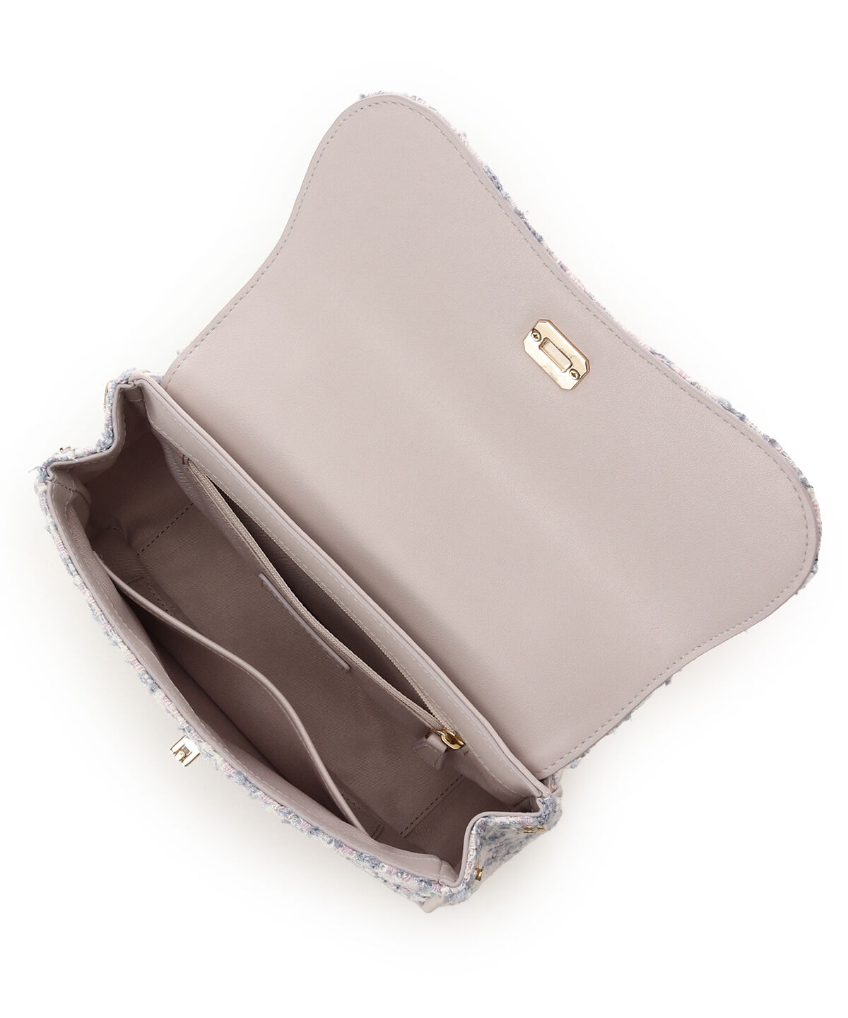 Samantha Thavasa「オリジナル金具ツイード ワンハンドルバッグ」|ハンドバッグ|