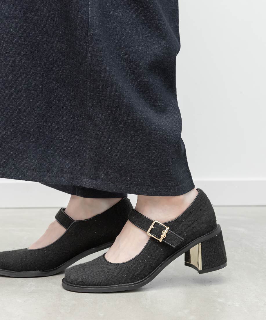  「ヒールアップメリージェーンパンプス」|パンプス|