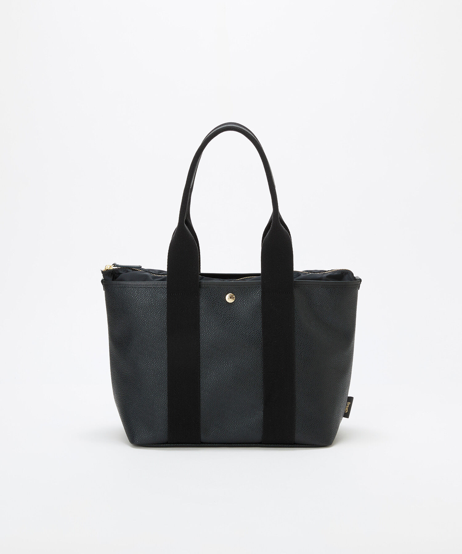 TOPKAPI BREATH「【Breath TOPKAPI】SCOTCH GRAIN スコッチグレイン シンプル A4 トートバッグ」|トートバッグ|ブラック