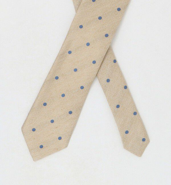 UNITED ARROWS「＜ERRICO FORMICOLA＞ヘリンボーン ドット ネクタイ」|ネクタイ・蝶ネクタイ|