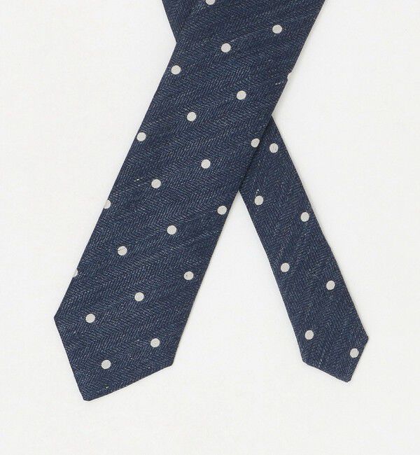 UNITED ARROWS「＜ERRICO FORMICOLA＞ヘリンボーン ドット ネクタイ」|ネクタイ・蝶ネクタイ|