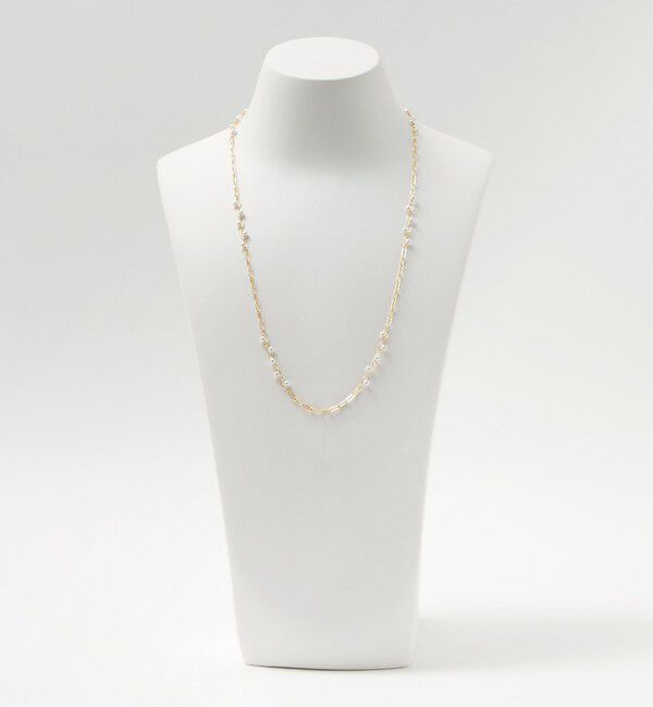 UNITED ARROWS green label relaxing「2WAY チェーン フェイクパール コンビネックレス」|ネックレス|