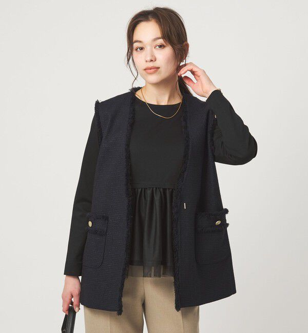 UNITED ARROWS green label relaxing「ティアード ペプラム プルオーバー カットソー」|Tシャツ・カットソー|