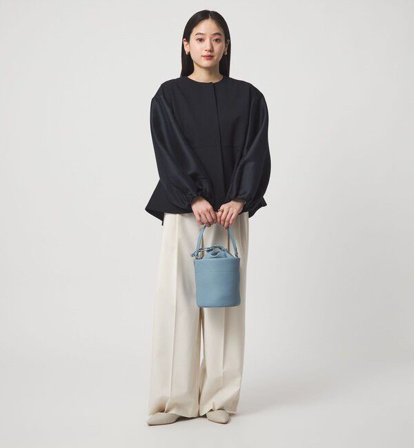 UNITED ARROWS green label relaxing「２WAY 巾着ドロストバケツバッグ」|ショルダー・メッセンジャー|