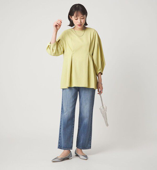 UNITED ARROWS green label relaxing「ウエスト タック ブラウス UVカット 通気性」|シャツ・ブラウス|