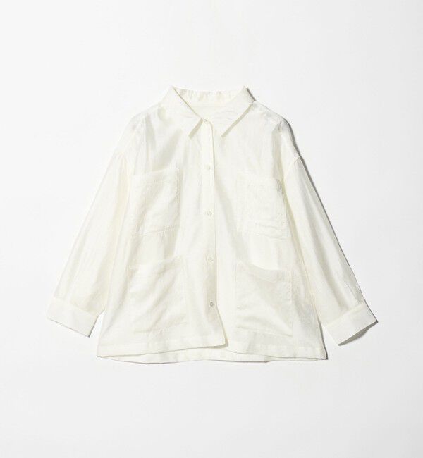 UNITED ARROWS green label relaxing「シアー 4ポケット ビッグ シャツ」|シャツ・ブラウス|