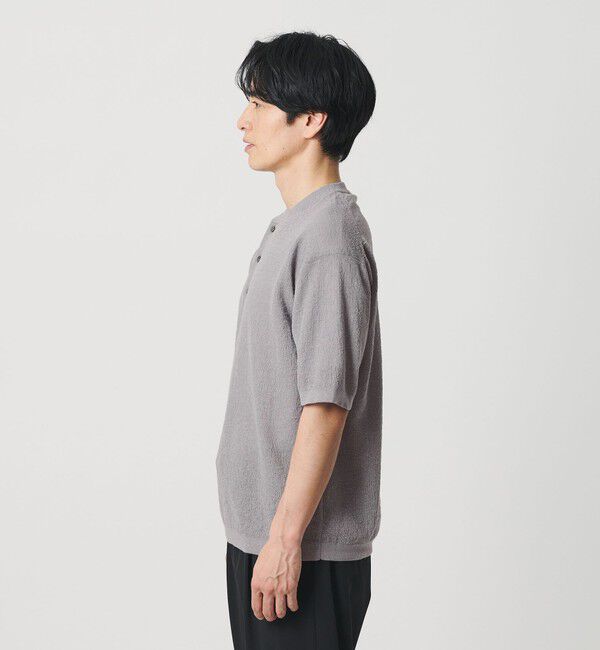 BEAUTY&YOUTH UNITED ARROWS「エアミラノ ヘンリーネック ニット ウォッシャブル 抗菌 防臭機能付き 」|ニット・セーター|