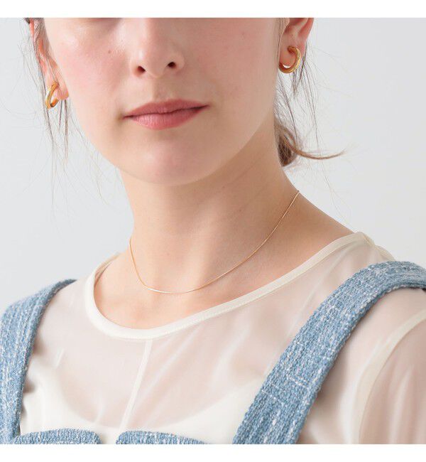 Ray BEAMS 「K10 ベネチアン ネックレス」|ネックレス|Y.GLD/W.GLD