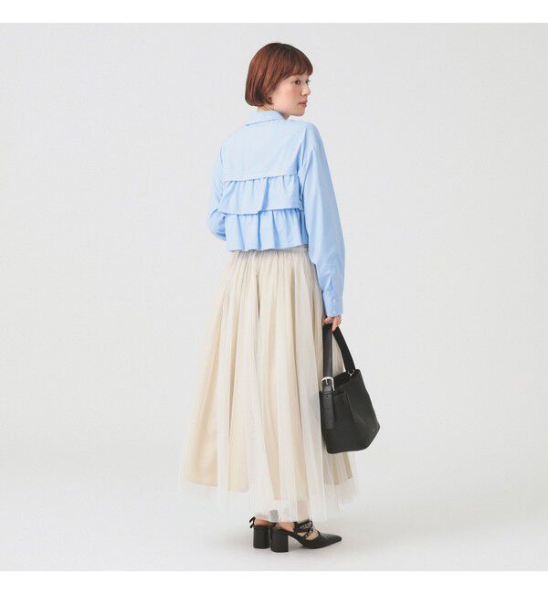 Ray BEAMS 「ティアードクロップド シャツ」|シャツ・ブラウス|