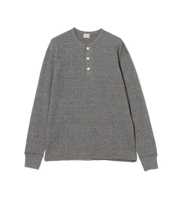 BEAMS PLUS「【別注】Healthknit / Honeycomb Thermal Henry Neck Long Sleeve T-shirt」|Tシャツ・カットソー|