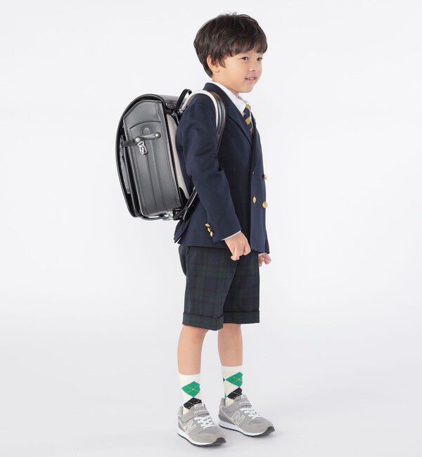SHIPS KIDS「SHIPS KIDS:100～130cm /〈洗濯機可能〉セレモニー ウォッシャブル ブラックウォッチ ショーツ」|その他|