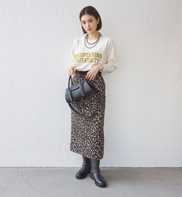 SHIPS for women「〈洗濯機可能〉Odub:フットボール TEE◇」|Tシャツ・カットソー|