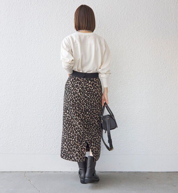 SHIPS for women「〈洗濯機可能〉Odub:フットボール TEE◇」|Tシャツ・カットソー|