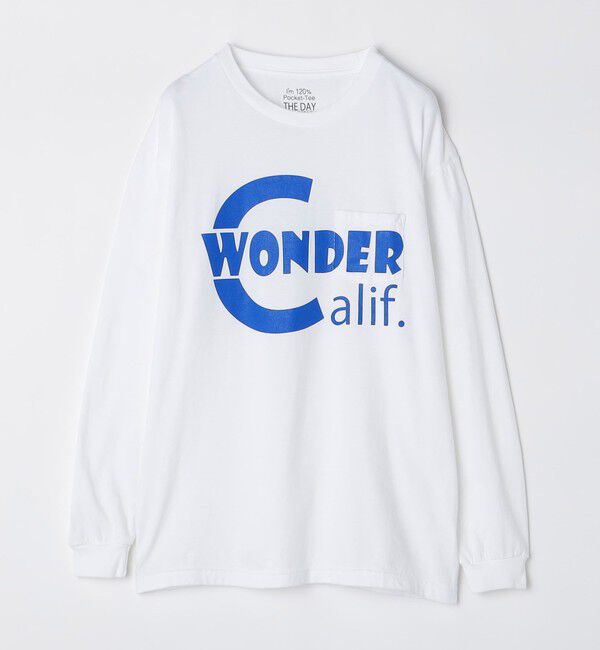 SHIPS「*【SHIPS別注】THE DAY ON THE BEACH: プリント ロングスリーブ Tシャツ」|Tシャツ・カットソー|