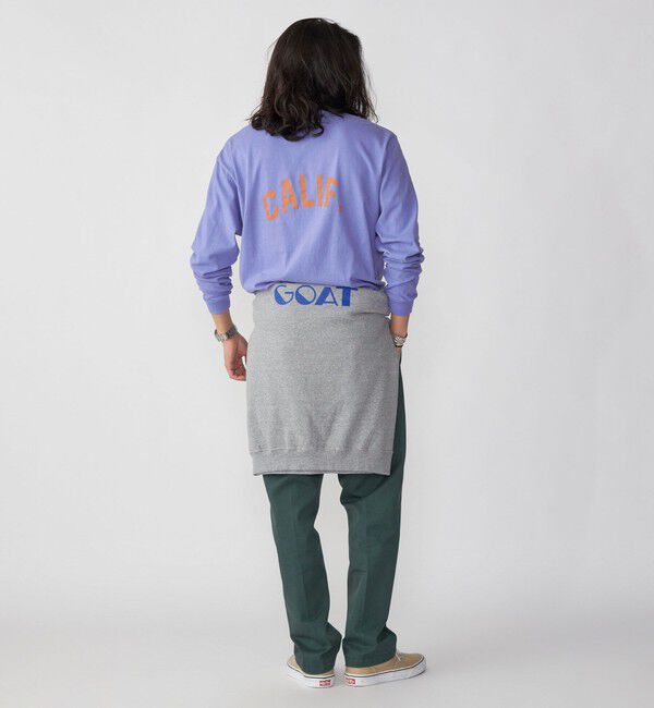 SHIPS「*【SHIPS別注】THE DAY ON THE BEACH: プリント ロングスリーブ Tシャツ」|Tシャツ・カットソー|