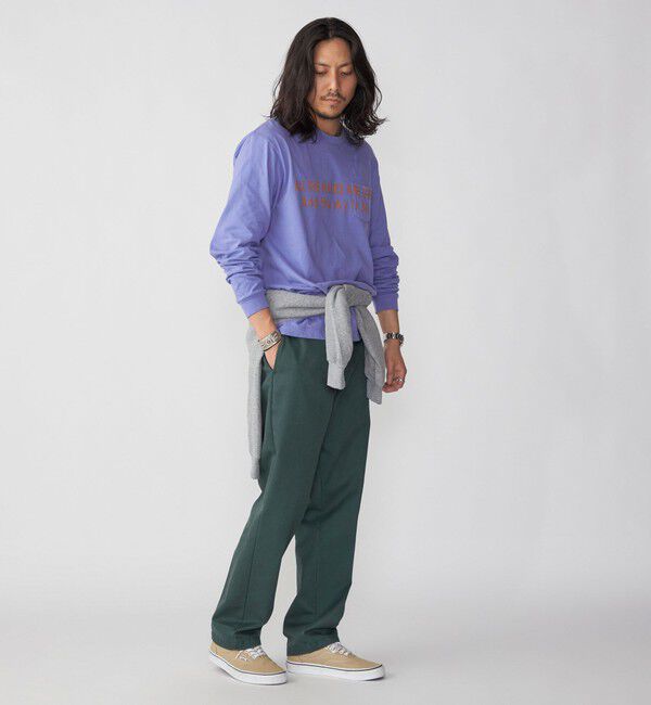 SHIPS「*【SHIPS別注】THE DAY ON THE BEACH: プリント ロングスリーブ Tシャツ」|Tシャツ・カットソー|