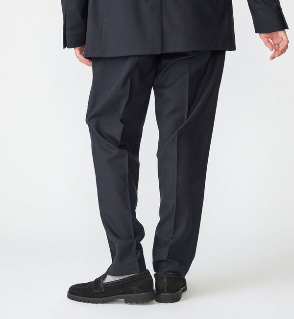 SHIPS「SHIPS:〈セットアップ対応〉SOLOTEX(R) ウール サキソニー イージーパンツ」|チノ|