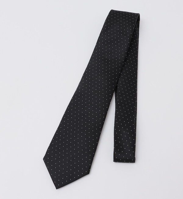 SHIPS Colors 「SHIPS Colors:シルク ドット ネクタイ◇」|ネクタイ・蝶ネクタイ|ダークグレー