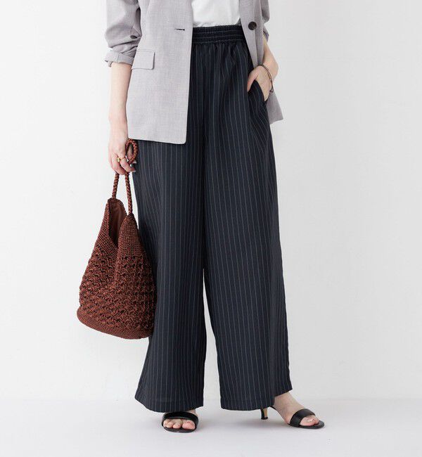 SHIPS Colors 「SHIPS Colors:〈手洗い可能〉ストライプ ブッチャー パンツ◇」|その他|