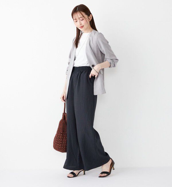 SHIPS Colors 「SHIPS Colors:〈手洗い可能〉ストライプ ブッチャー パンツ◇」|その他|