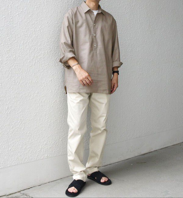 SHIPS any「SHIPS any: コットン/リネン 7分袖 スキッパー プルオーバー シャツ◇◇」|シャツ・ブラウス|