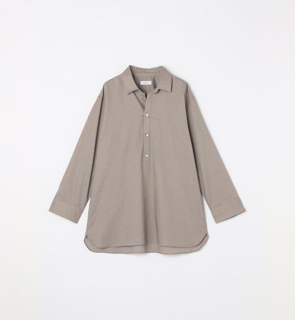 SHIPS any「SHIPS any: コットン/リネン 7分袖 スキッパー プルオーバー シャツ◇◇」|シャツ・ブラウス|