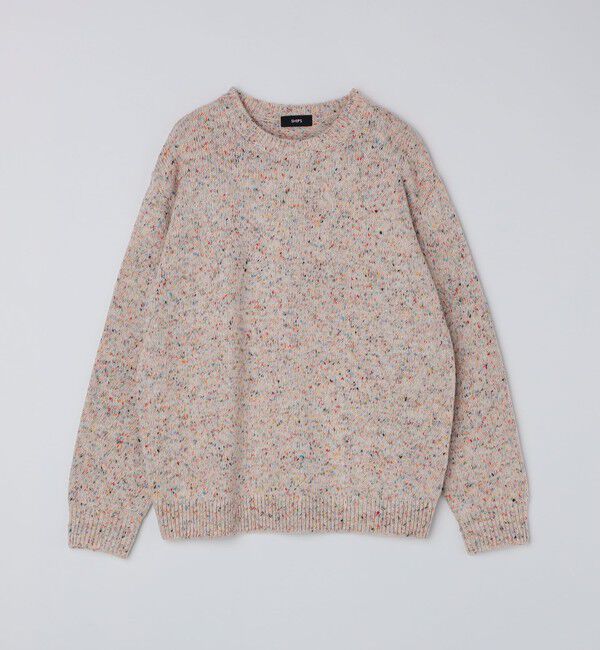 SHIPS「SHIPS: 〈手洗い可能〉カラー ネップ ニット」|ニット・セーター|