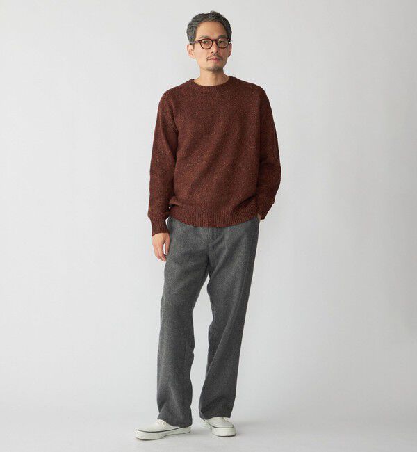 SHIPS「SHIPS: 〈手洗い可能〉カラー ネップ ニット」|ニット・セーター|