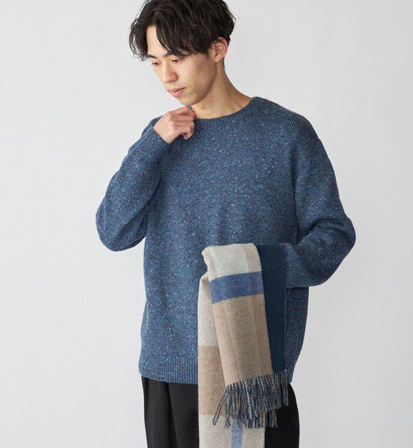 SHIPS「SHIPS: 〈手洗い可能〉カラー ネップ ニット」|ニット・セーター|