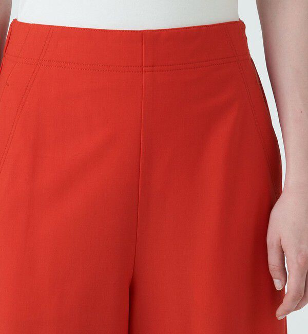 MACPHEE「ウールポリエステルストレッチ ワイドクロップドパンツ」|その他|