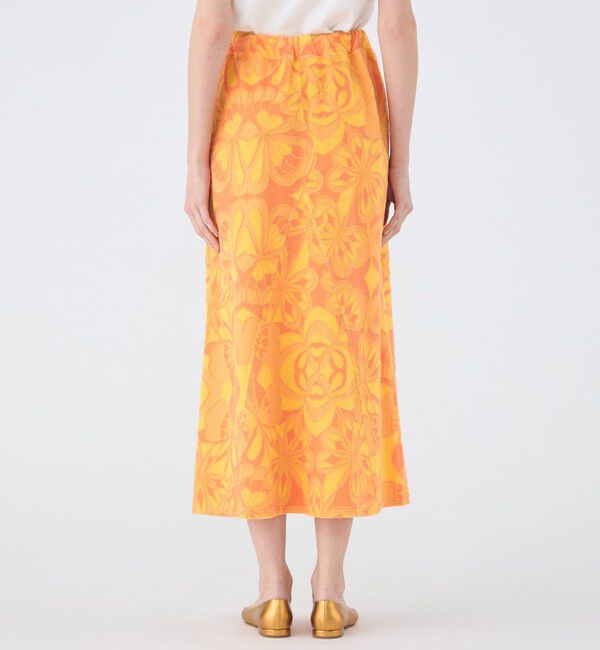 TOMORROWLAND collection「フラワーパイル ストリングストレートスカート」|スカート|