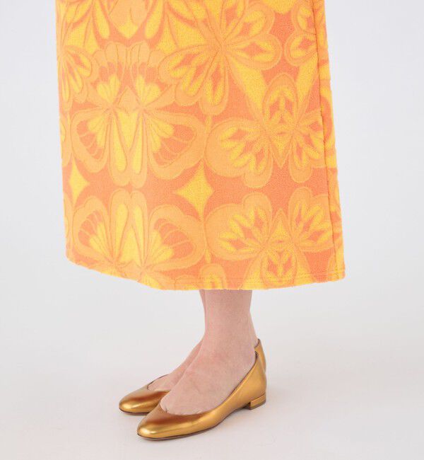 TOMORROWLAND collection「フラワーパイル ストリングストレートスカート」|スカート|