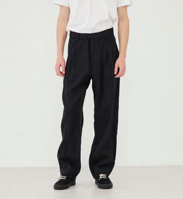 GALERIE VIE「ブラッシュドリネン ツータックイージーパンツ」|その他|