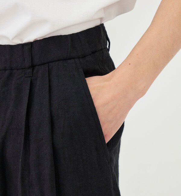 GALERIE VIE「ブラッシュドリネン ツータックイージーパンツ」|その他|