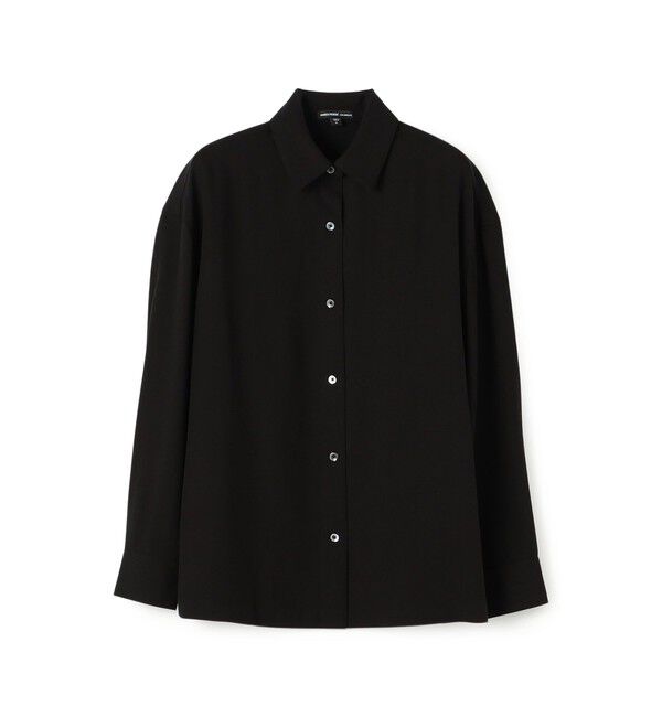JAMES PERSE「テンセルウール ブラウス WTWT3219」|シャツ・ブラウス|19 ブラック